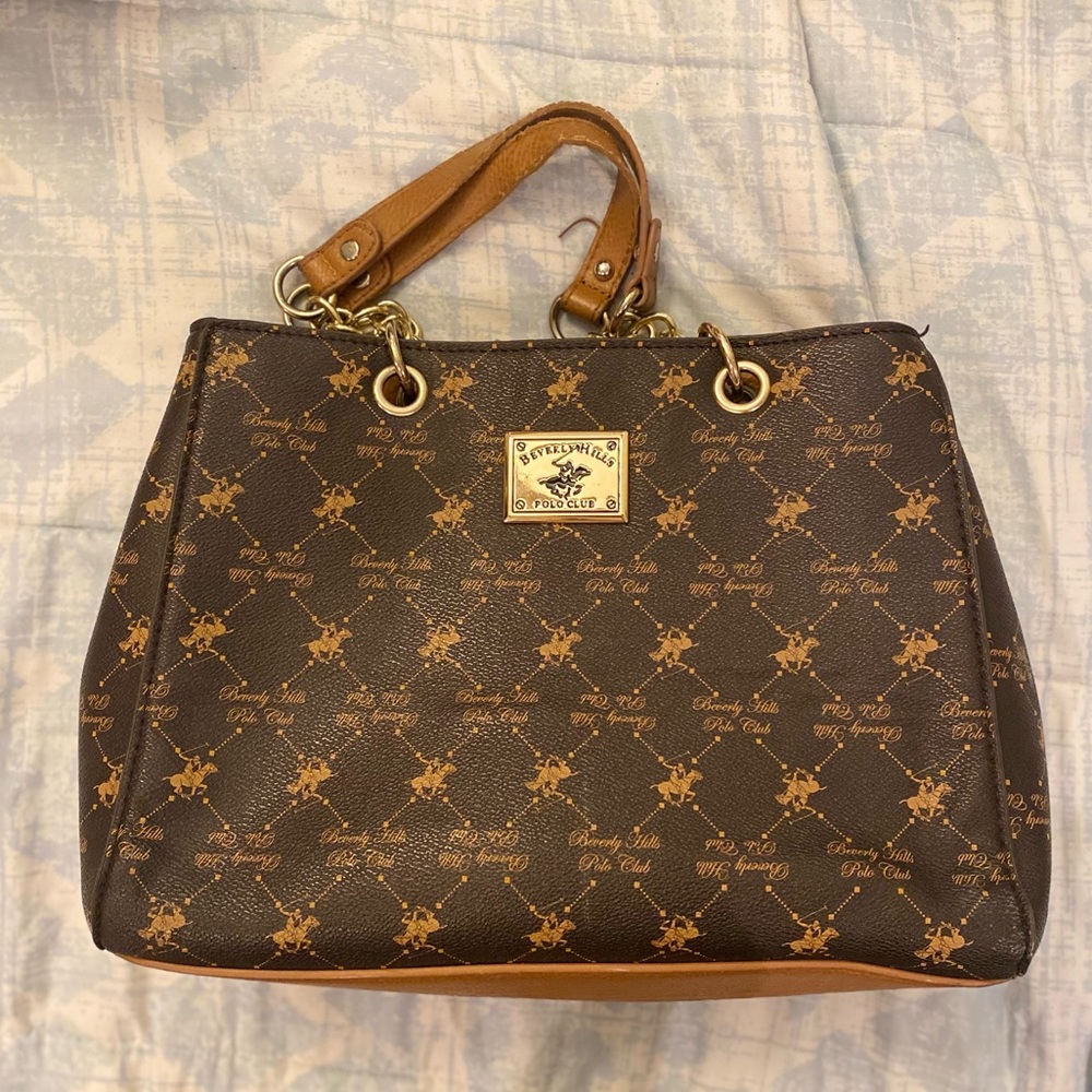 Beverly Hills polo club brown bag